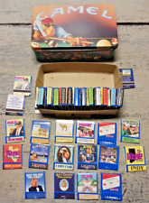Vintage Joe Camel Hinged Tin & 50 Original Books of Matches 17 Different Scenes picture