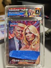 President Donald J.  Punisher Trump USA Press Secretary Atomic Refractor Card picture