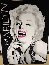 Vintage 1985 Radio Days Marilyn Monroe Double Sided Fleece Blanket picture