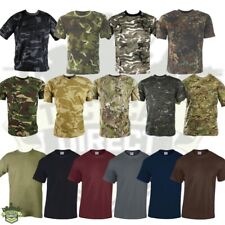 Mens Army Camo T-Shirt S-3XL Military Camouflage Top MTP DPM Desert Urban Black picture
