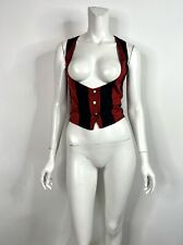 VTG VIVIENNE WESTWOOD ANGLOMANIA RED STRIPED VEST 40 picture