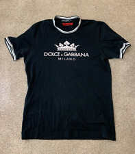 Dolce & Gabbana D&G Millennials Crown Logo cotton t-shirt IT48 UK40 chest up 40 picture