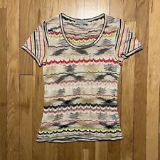 Vintage Missoni T Shirt XS Womens Multicolor Made in Italy picture