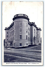 c1905 Women's Club Building Worcester Massachusetts MA Antique Unposted Postcard picture
