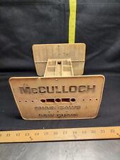 Vintage McCulloch Chainsaw Store Display Stand picture
