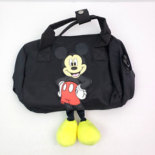 Zara Mickey Mouse Black Insulated Small Reusable Tote Lunch Tote Bag picture