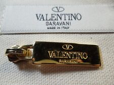 VALENTINO Garavani replacement handbag/wallet zipper pull gold tone  with slider picture