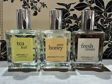 Philosophy The Tea Party- Pure Honey,Tea Leaf & Fresh Cream 1 oz each-RARE- picture