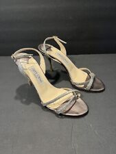 Jimmy Choo Glitter Accent Strappy Heel Sandal size 39 1/2 or US Size 8.5 picture