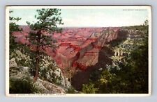 Grand Canyon AZ-Arizona, View From The Rim Trail, c1911 Vintage Postcard picture