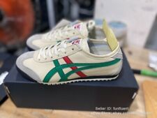 Classic Onitsuka Tiger MEXICO 66 Birch/Green Unisex Running Sneaker 1183C102-201 picture