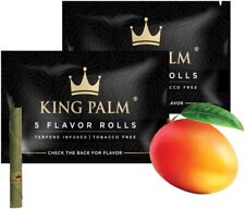 King Palm | Mini Size | Mango Tango | Prerolled Palm Leafs | 5 per Pack, 2 Packs picture