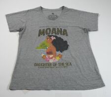 Disney Women's Moana V-Neck Graphic T-Shirt Sz XL Some Paint Staining picture