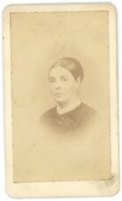 CIRCA 1880'S CDV Middle Aged Woman With Sad Expression Remillard Newburgh, NY picture