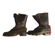 U.S. Armed Forces WWII Hood Rubber Co. Pac Boots (Size: 12 Wide) picture