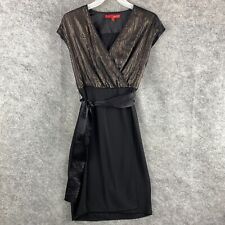 Narciso Rodriguez Wrap Dress XS Women's 100% Polyester Black Sleeveless picture