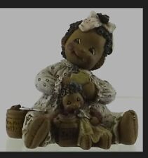 All Gods Children PUNKIN Polyresin African American Rag Doll 4007 picture