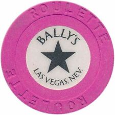 Ballys Casino Las Vegas Nevada Pink Roulette Chip 1986 picture