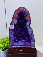 19.69LB Top Natural Amethyst Crystal Church Cathedral Geode Mineral Specimen picture