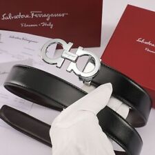 Salvatore Ferragamo smooth type Men's Leather Belt 34