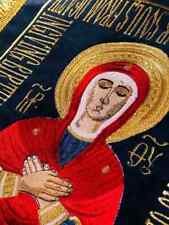 Small Theotokos shroud. Dormition. Fully embroidered picture