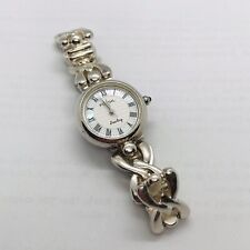 FOSSIL STERLING SILVER WOMENS 925 55g MOTHER OF PEARL DESIGNER WATCH NEW BATTERY picture