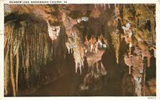 Vintage Postcard 1929 Rainvow Lake Illuminated Lighting Shenandoah Caverns VA picture