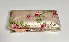 VTG 1950s Celebrity Pink Floral Travel Kit Case Sewing Laundry Line Soap NYC picture