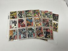 Topps 1966 Batman A Series Red Bat Cards Complete Set 44/44 Puzzle Backs picture