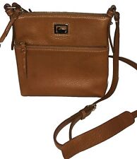 Brown Crossbody Dooney And Bourke Bag Purse ￼J4633619 Vintage Nice picture