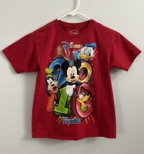 Disney Florida 2016 Boys Size 8 Medium T-Shirt Graphic Top Red picture