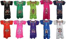 AUTHENTIC HANDMADE IN MEXICO Mexican Dresses Dress Embroider All Sizes Plus Size picture