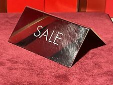 1 DOLCE & GABBANA STORE SINGLE ITEM SALE SIGNS SHOW CASE WINDOW TAG ON STEEL picture