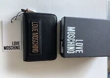 Love Moschino Black Zip Around Wallet New With Tags And Box picture