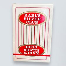 Vintage Karl's Silver Club Casino Sparks Sealed Playing Card Decks Lot 1980s picture