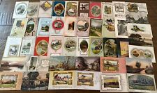 Estate Lot of 60 Vintage Postcards with Cottage & Various Scenes Scenic-k110 picture