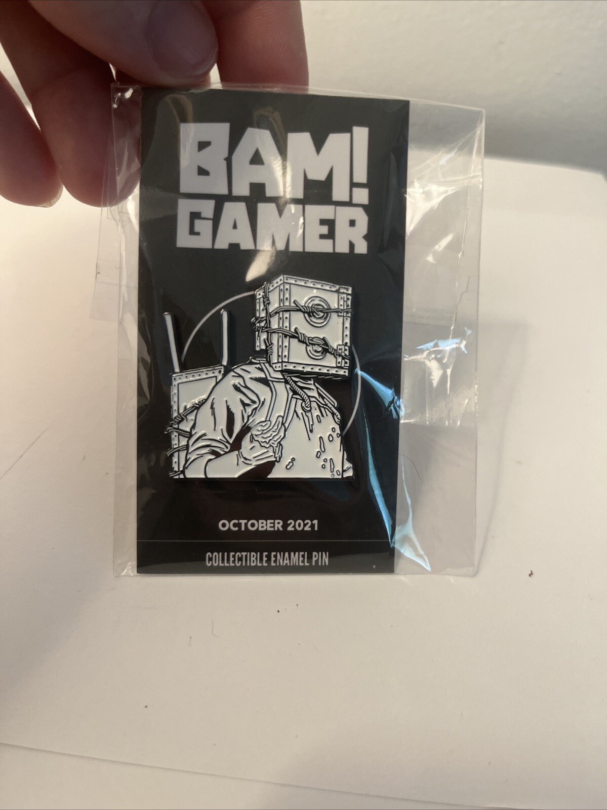 BAM Gamer Evil within The KEEPER OOP October 28 Limited 50 Pin Pinback New Ps4