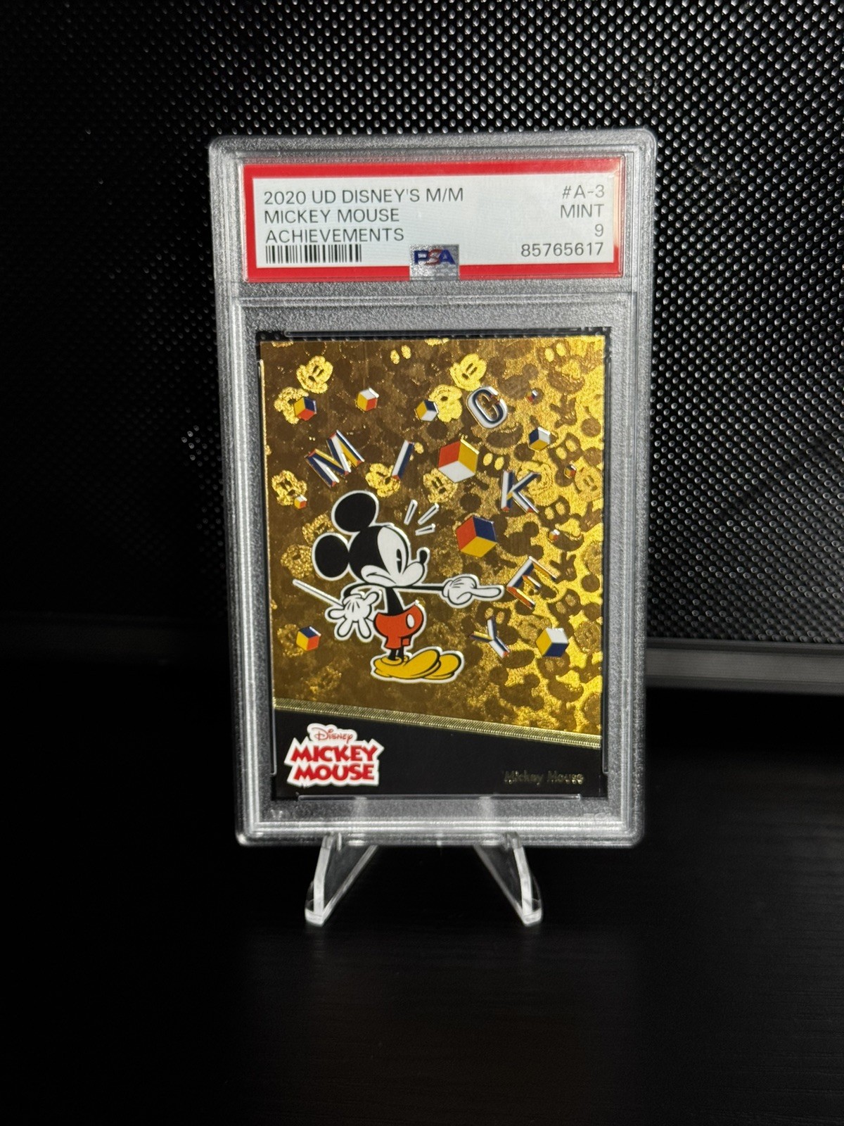 2020 UD Disney's Mickey Mouse Achievements #A-3 PSA 9 POP 2 NONE HIGHER