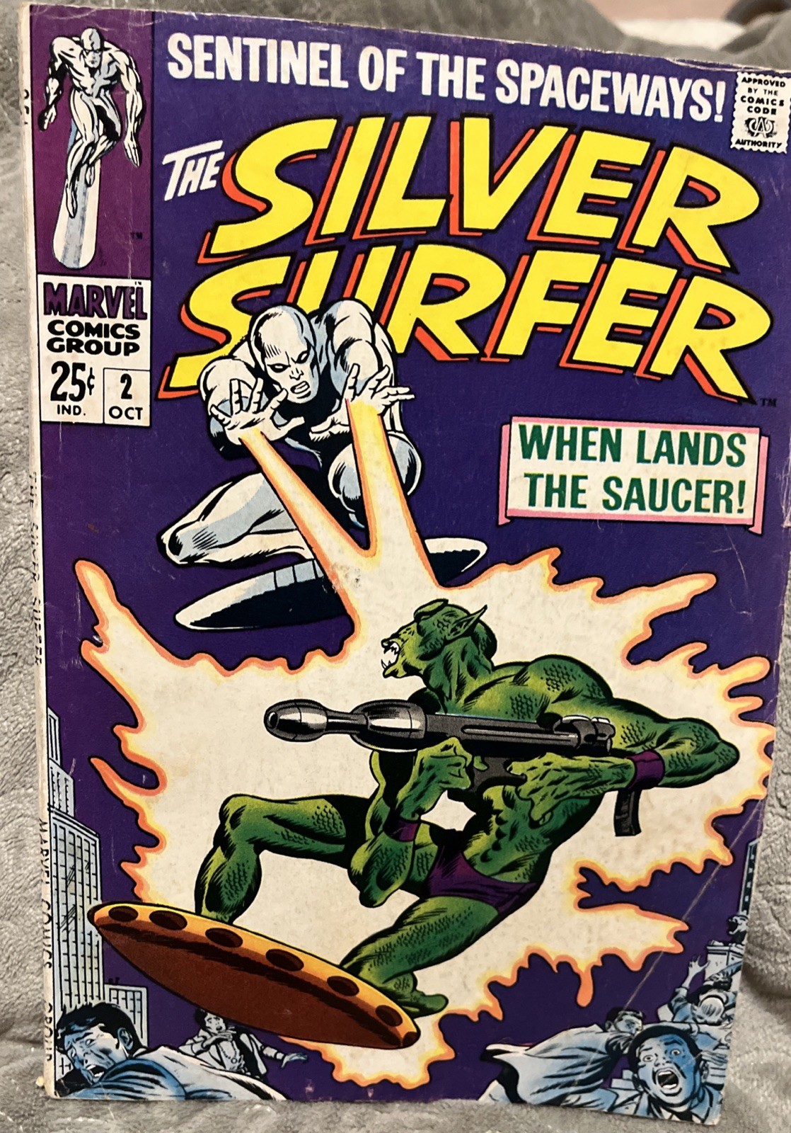 Marvel The Silver Surfer Vol 1 #2 Oct, 1968 