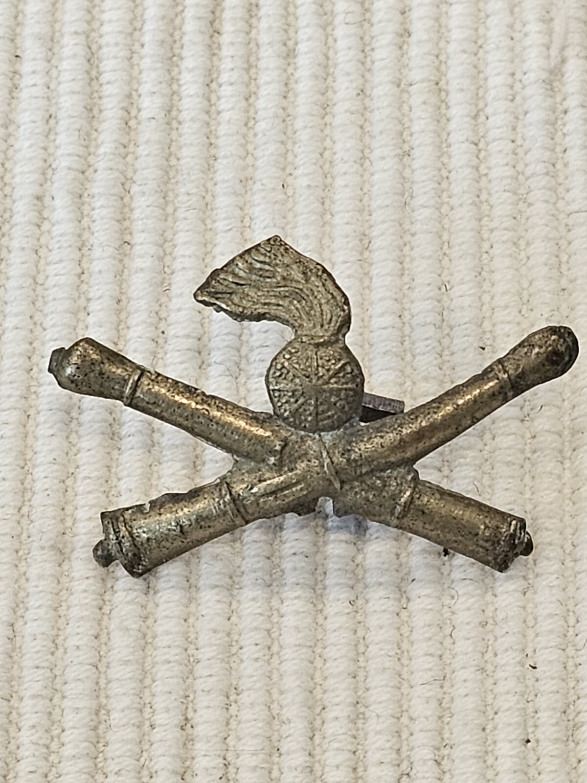 WWII Italy Italian Army 1st Div Ordnance Artillery Regiment Cap Badge L@@K WWII Italy Italian Army 1st Div Ordnance Artillery Regiment Cap Badge L@@K