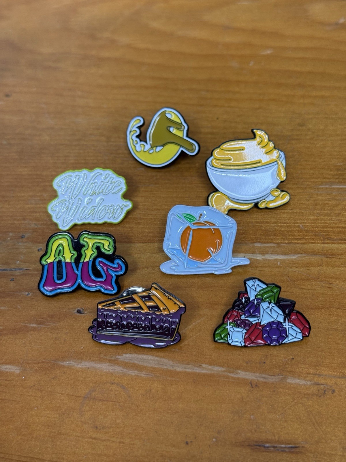 Weed 420 Smokers Collectible Pins Lot Of 6 