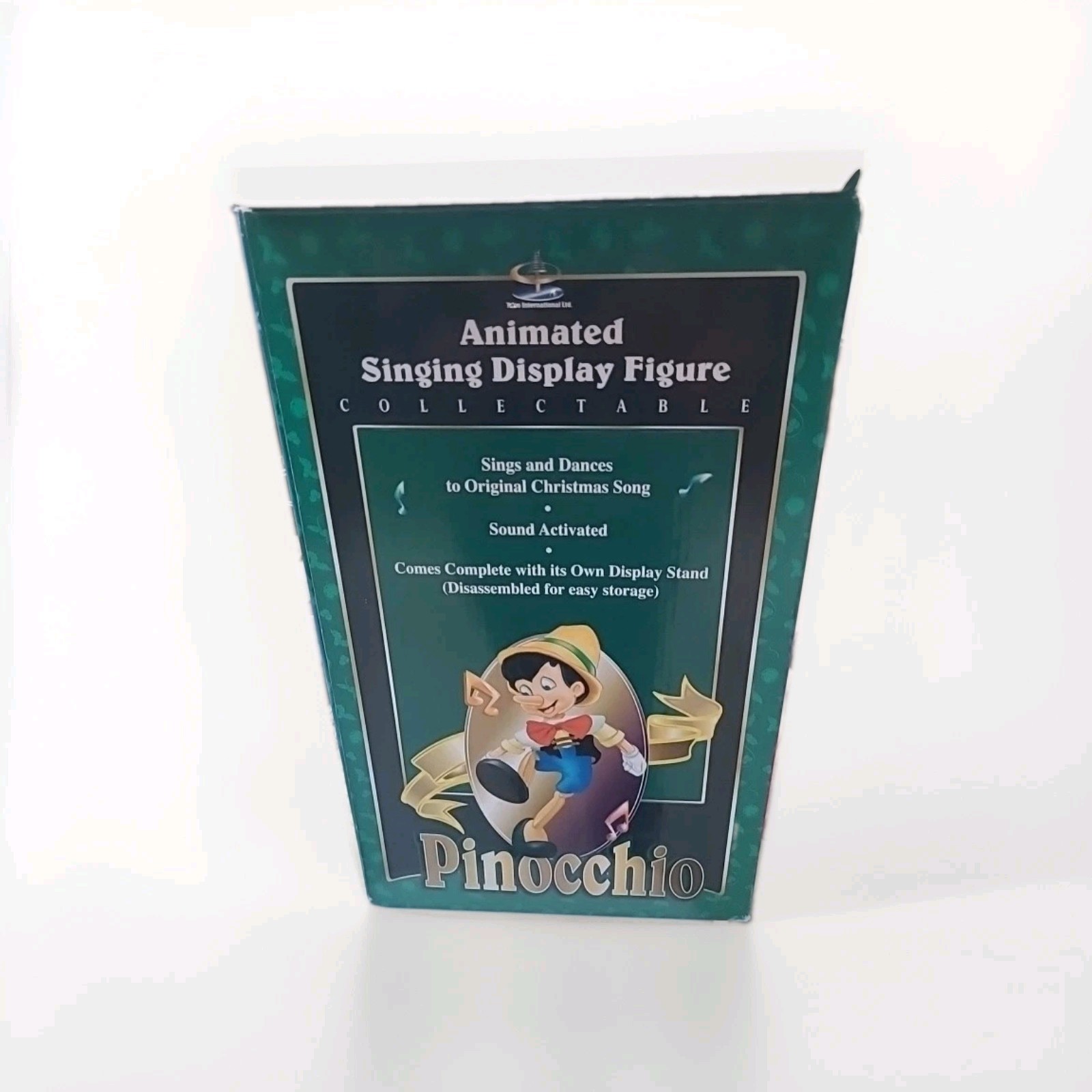 Vintage Telco Pinocchio Christmas Animated Sings & Dances 2002 WITH BOX