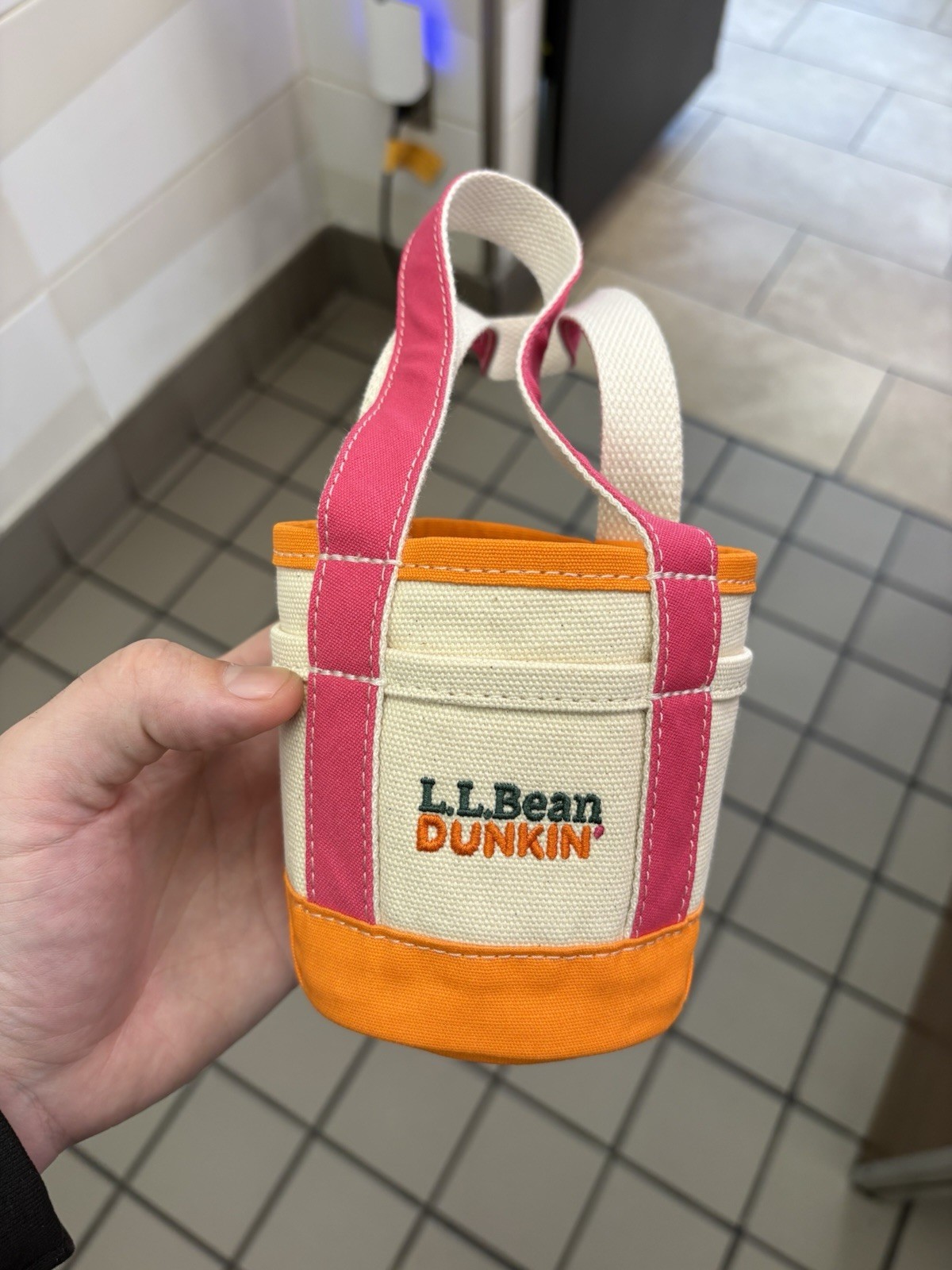 Dunkin x L.L. Ll Bean THICK Limited Edition Koozie LIMITED DROP Opened But NEW