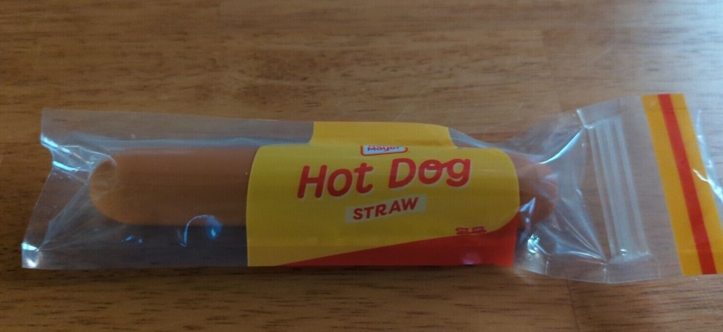 Oscar Mayer Hot Dog Straw - Brand New Rare - Never been used.  