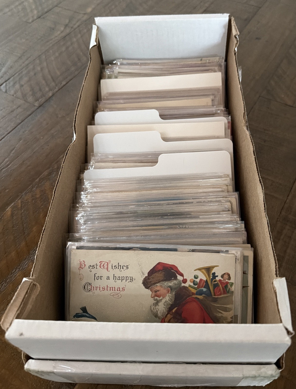Huge Quality Lot of 300 Vintage Holidays Greetings Antique Postcards~4 Santa\'s 