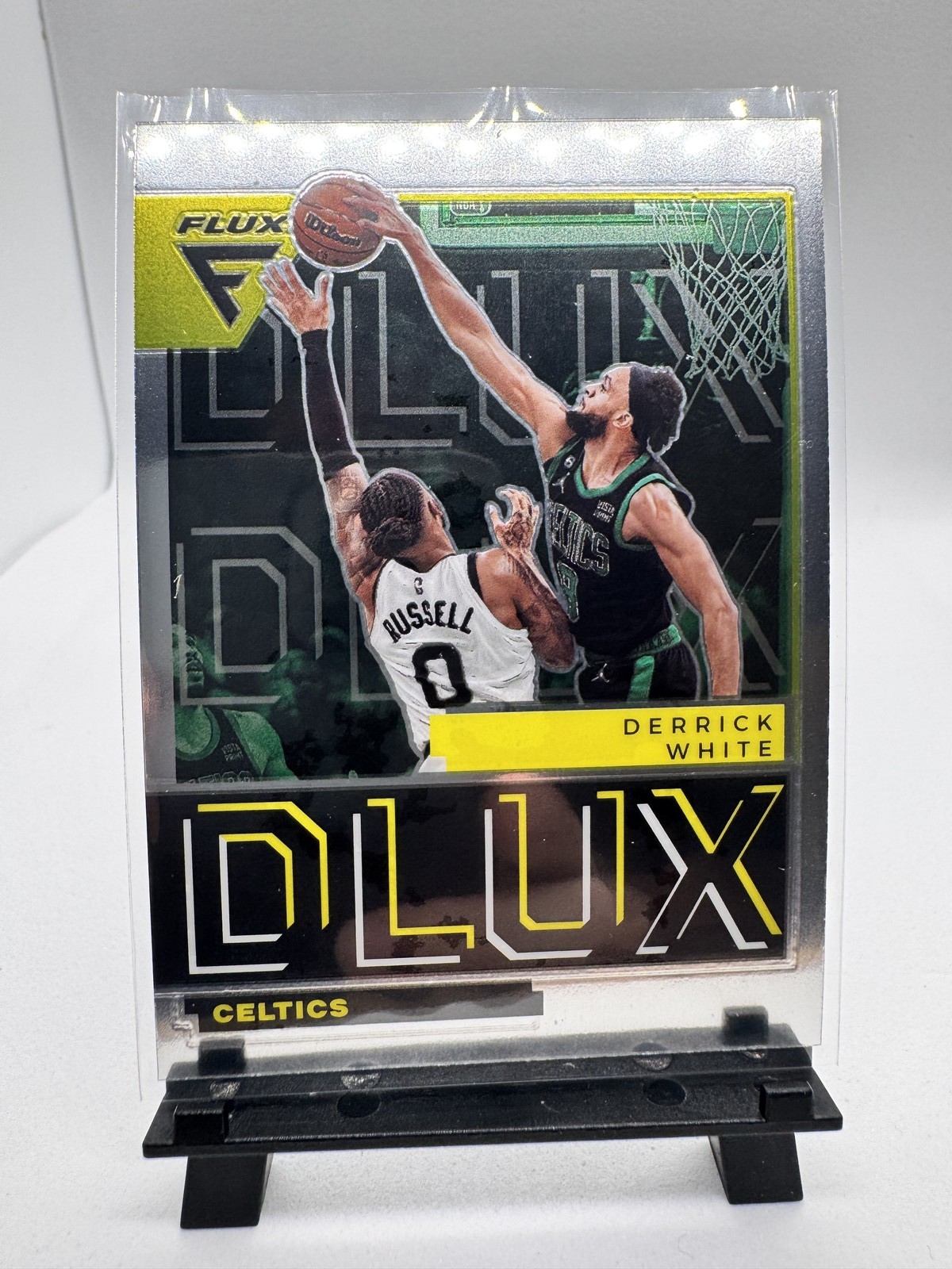 Derrick White 2022-23 Panini Flux #17 Boston Celtics Basketball Card