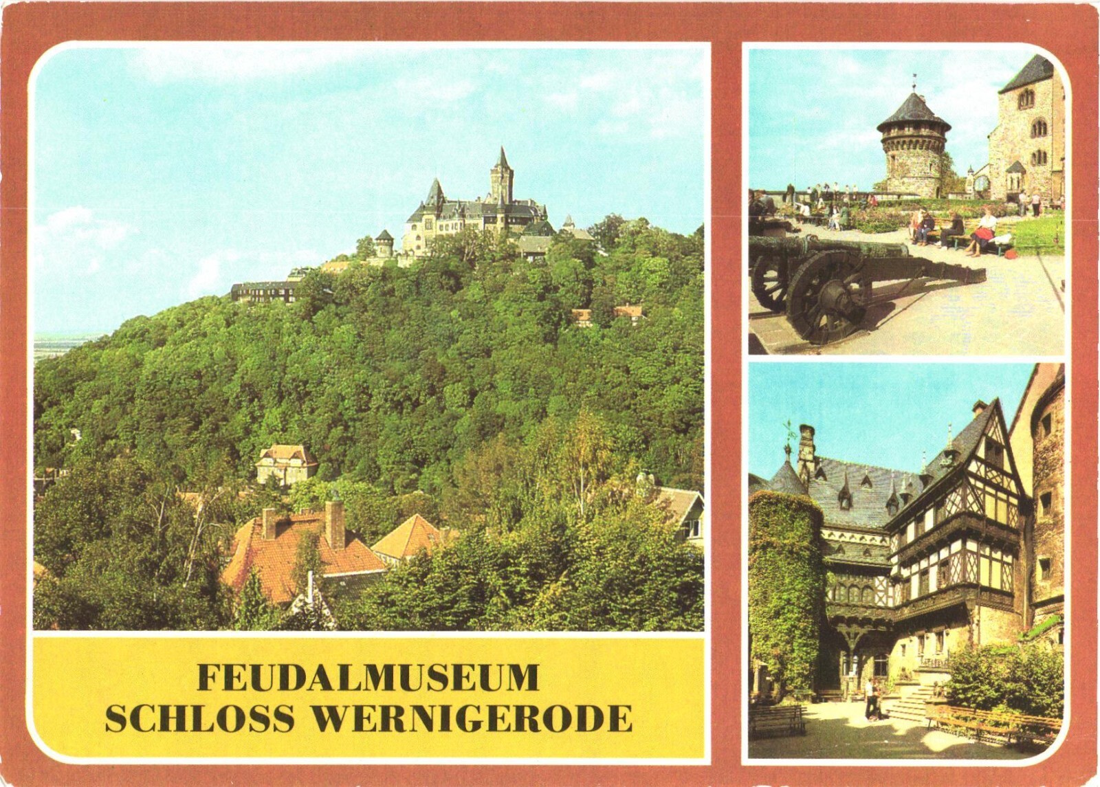Wernigerode Germany Schloss Wernigerode Castle Chrome Postcard 1980s Unused