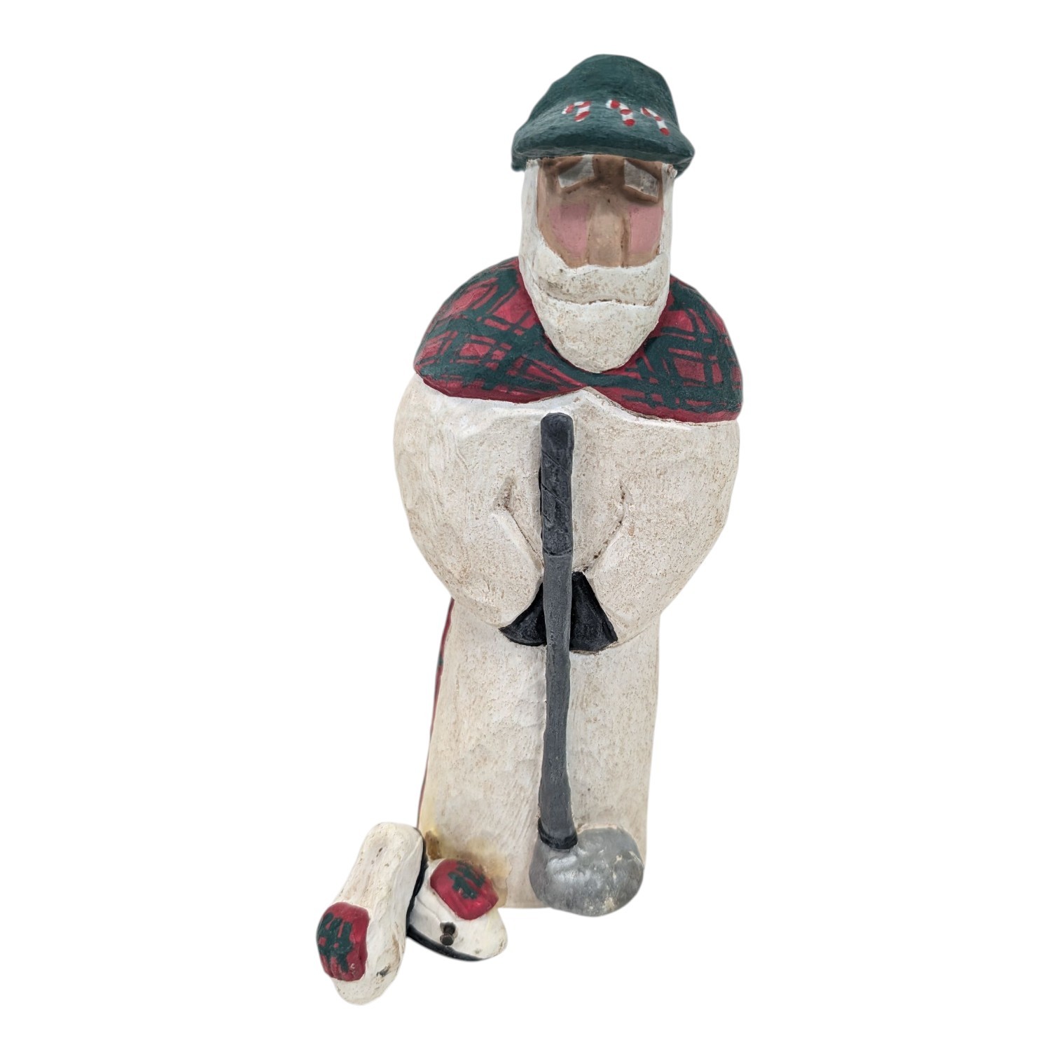 Lancy Smith MacDONALD Great American Taylor Golf Santa Figurine 1997