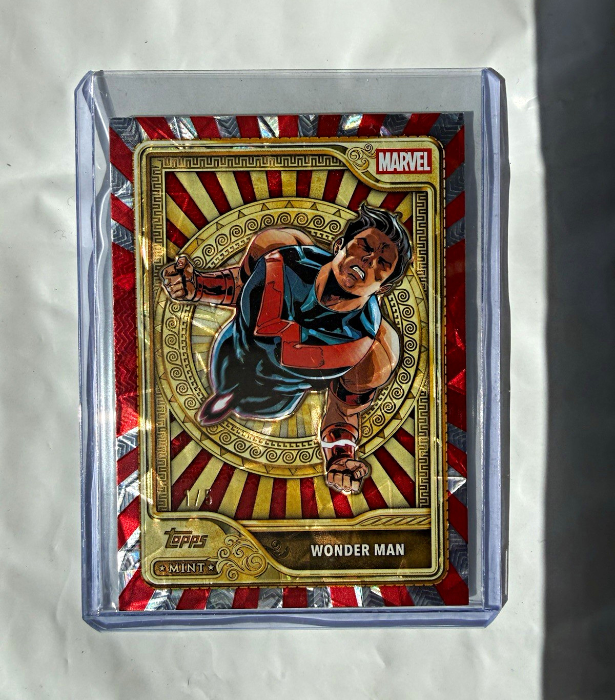 Topps 2026 Mint Marvel Wonder Man Numbered 1/5