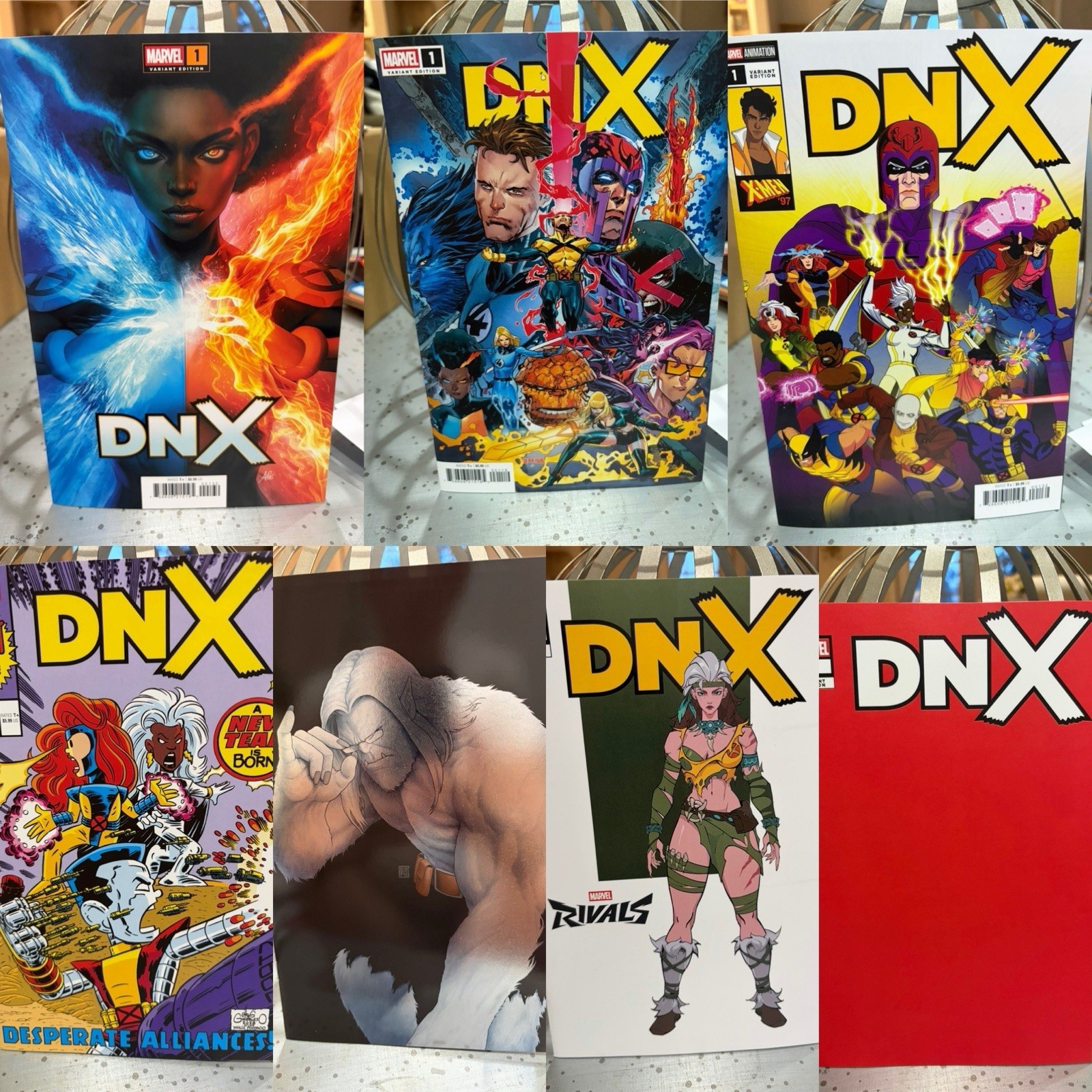 DNX 1. 7 Cover Bundle. Big Discount All New All Nm Marvel. Bags & Boards